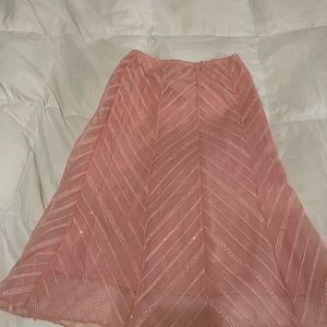 Pink skirt